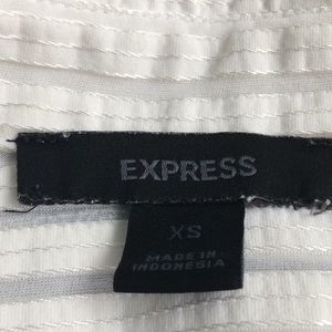 “vintage” white slim fit button down